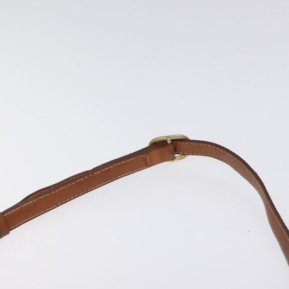 CELINE Macadam Canvas Shoulder Bag Beige Gold - Picture 8 of 12